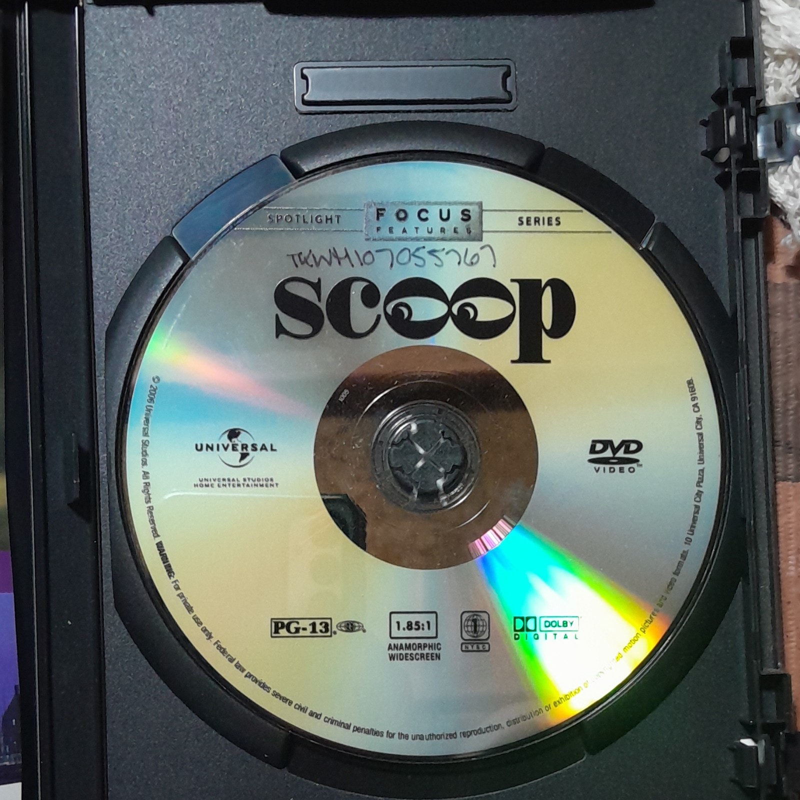 Focus Features Scoop (2006) DVD PG-13 Widescreen Subtitles Johansson