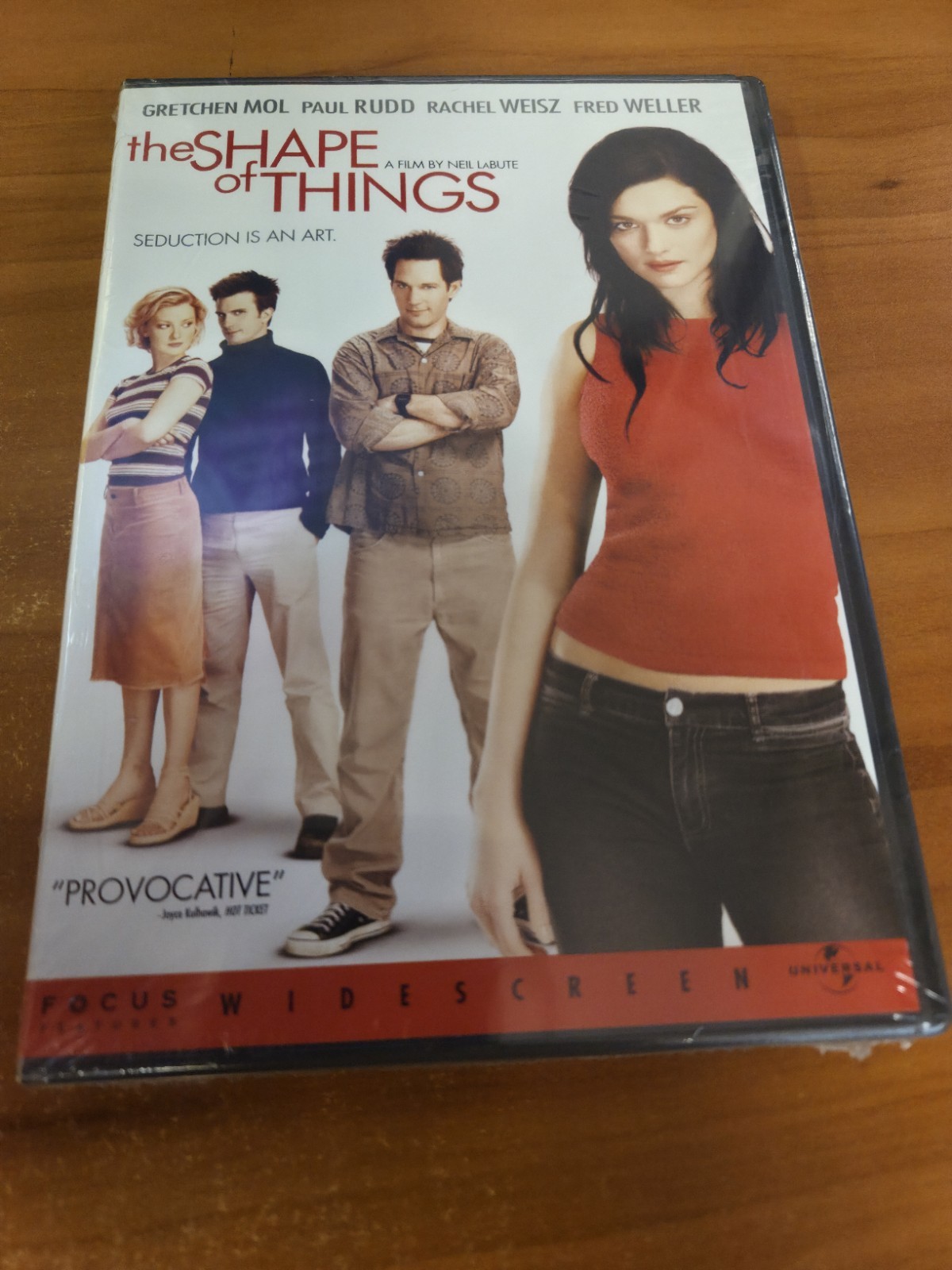 The Shape of Things (DVD, Widescreen 2003) Gretchen Mol Paul Rudd NEW