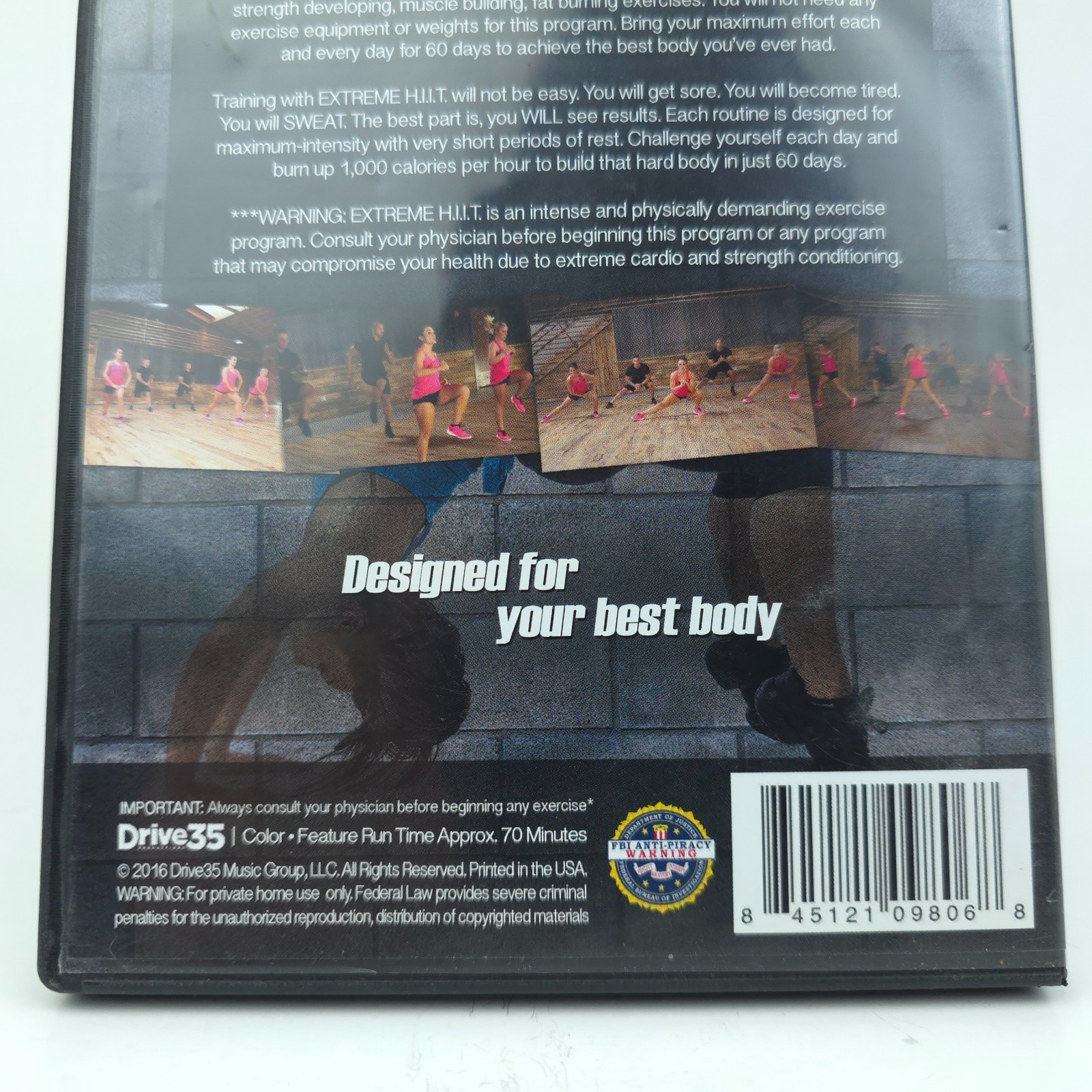 2016 Dance Fitness w/ Jessica Extreme HIIT DVD 60 Day Total Body Workout *CLEAN*