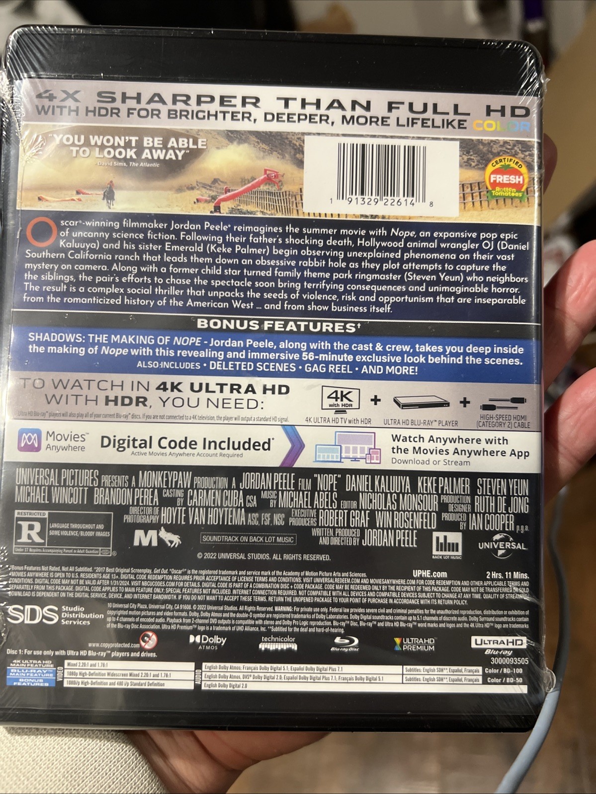 Nope (4K Ultra HD + Blu-ray, 2022) + Digital DVD, Collector’s Edition
