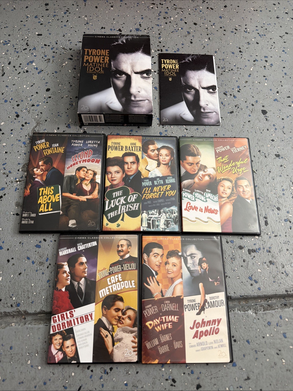 Tyrone Power Matinee Idol Collection (DVD, 2008, 5-Disc Set)