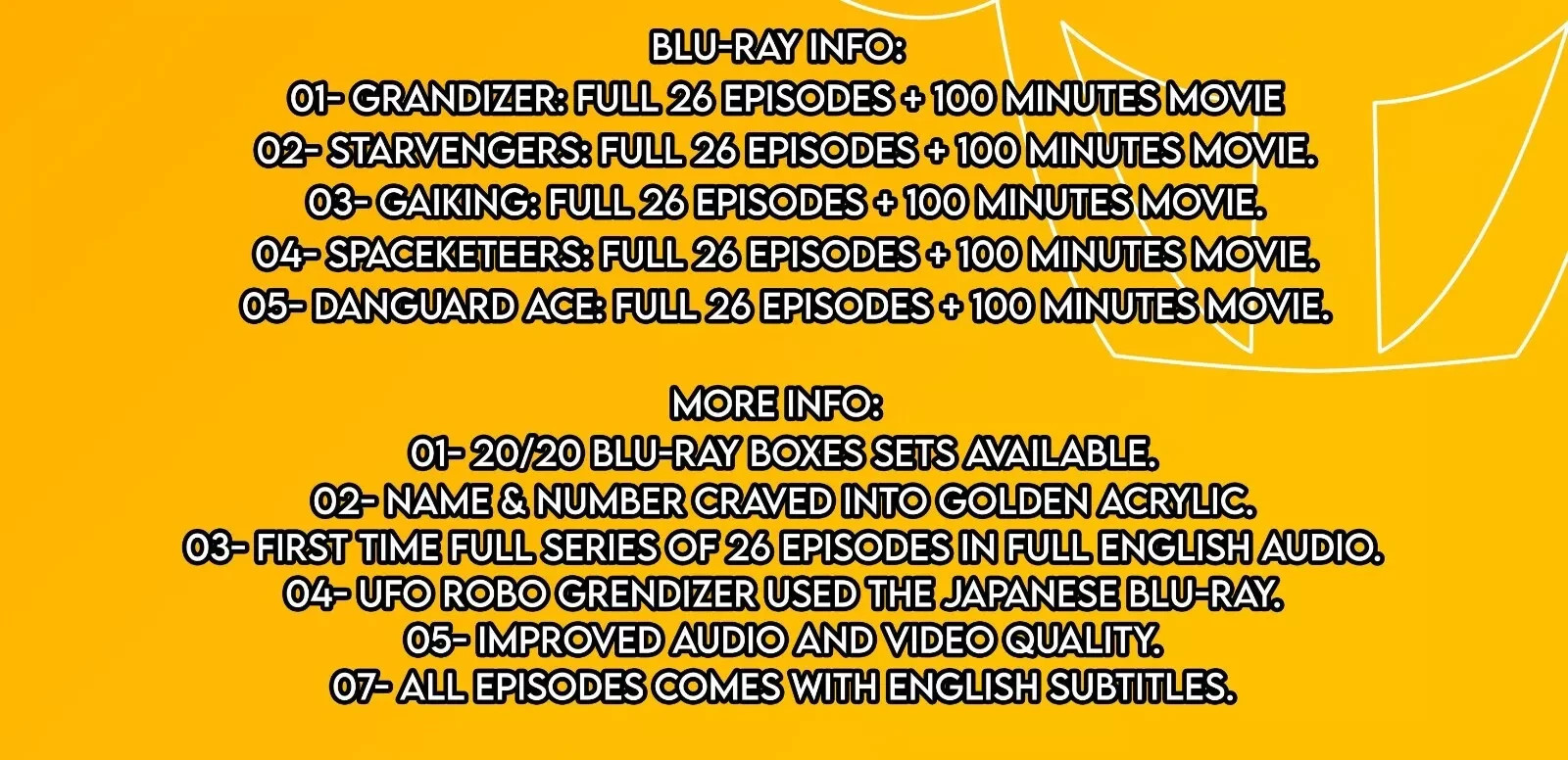 Force Five Blu-Ray Box (English Audio + English Sub)