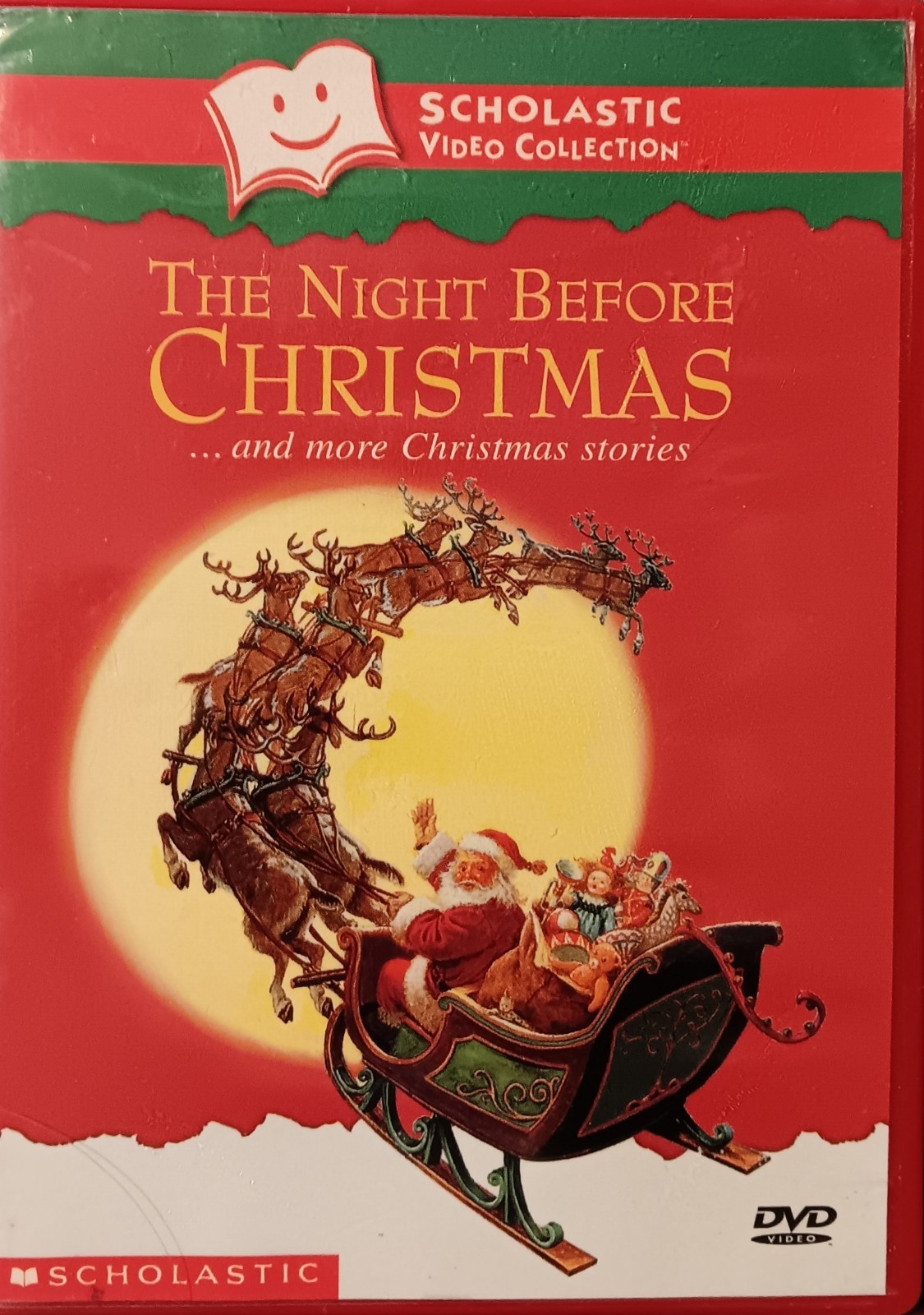 Scholastic: The Night Before Christmas..and More Stories (DVD) Read Along 60 Min