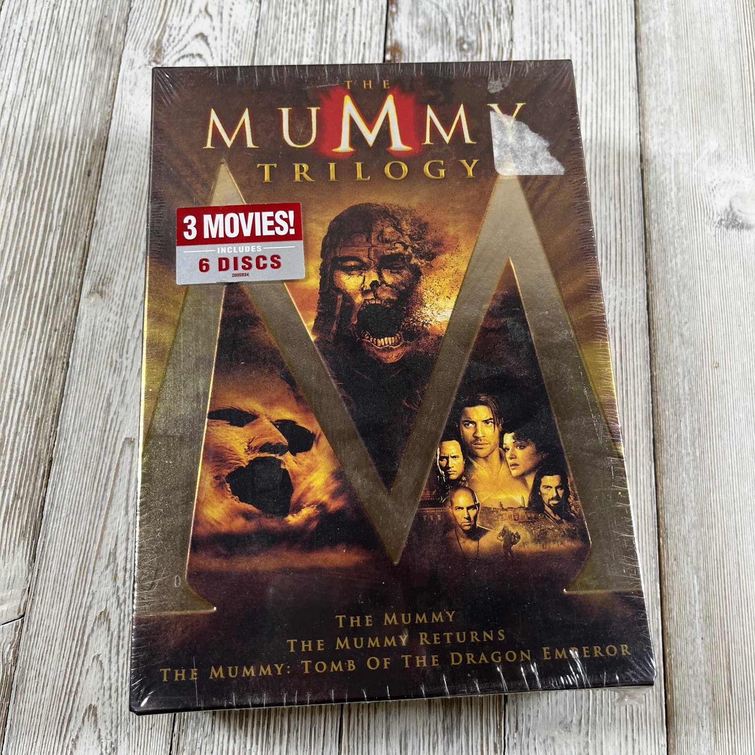 The Mummy Trilogy DVD 2008 Deluxe Edition Brendan Fraser Jet Li The Rock