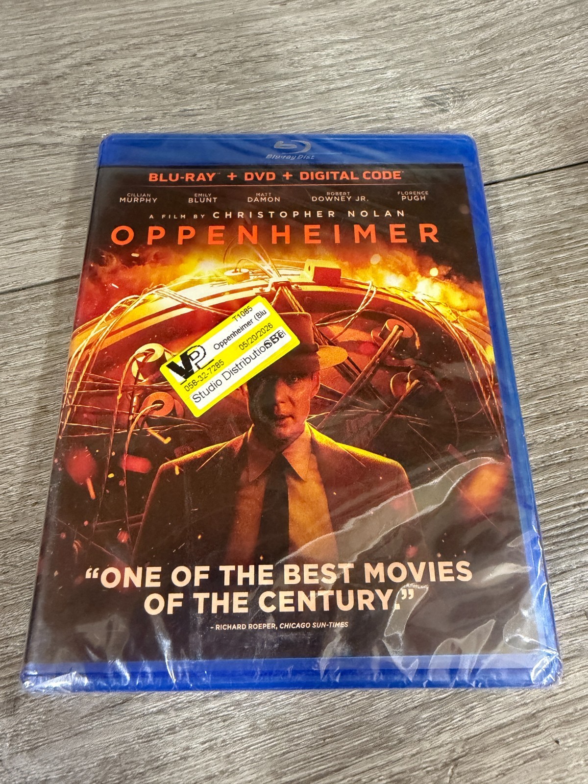 Oppenheimer Blu-ray Cillian Murphy NEW