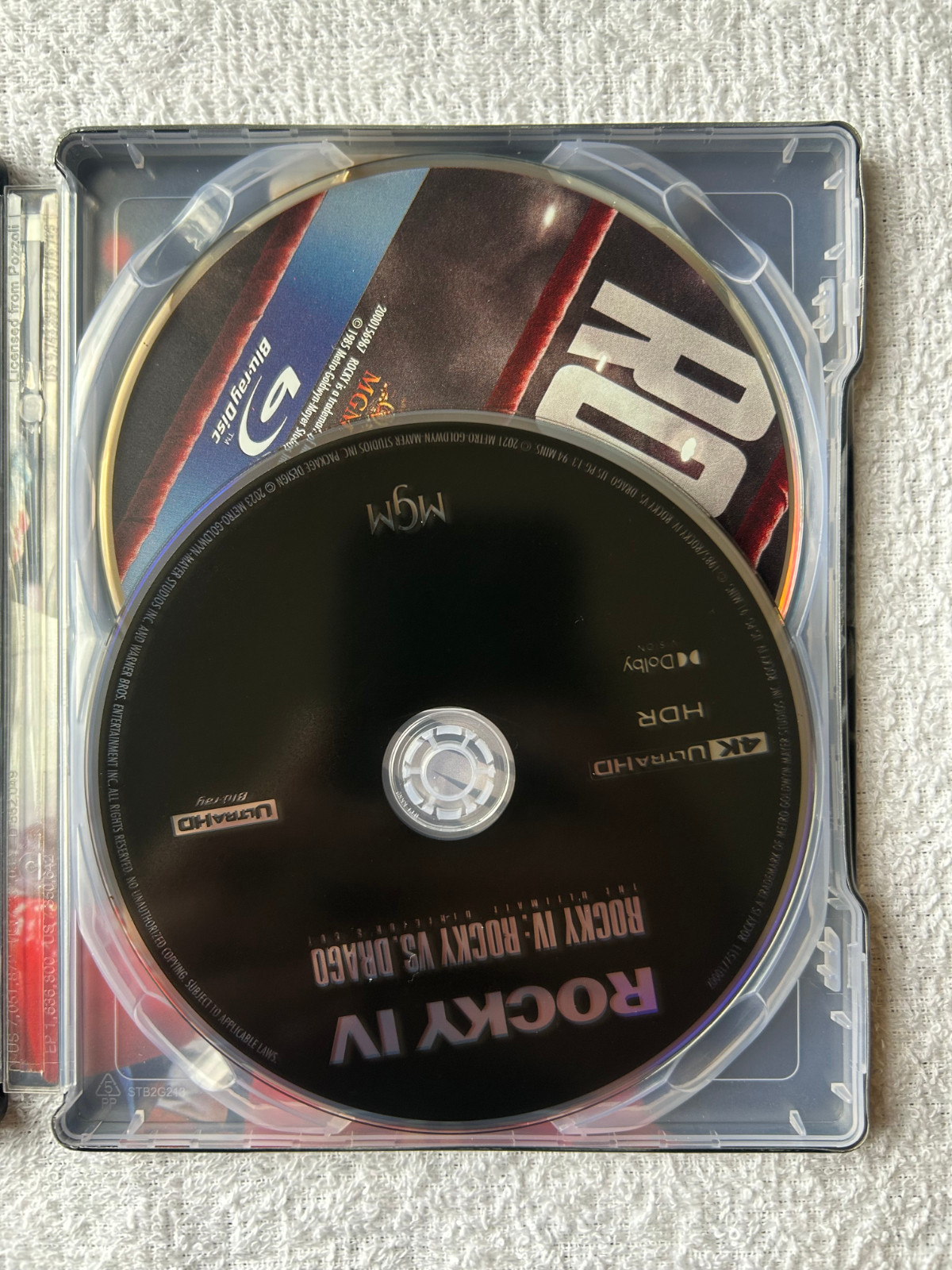 Rocky IV 4k (UHD, 1985) Steelbook Sylvester Stallone rare OOP HTF