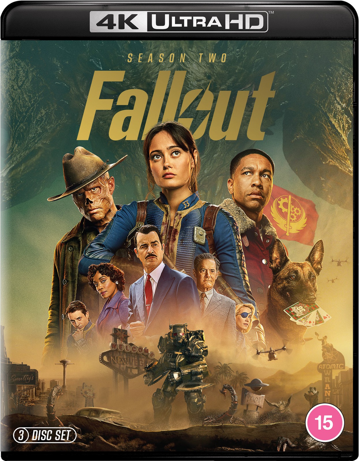 Fallout: Season Two (4K UHD Blu-ray) Ella Purnell Kyle MacLachlan (UK IMPORT)