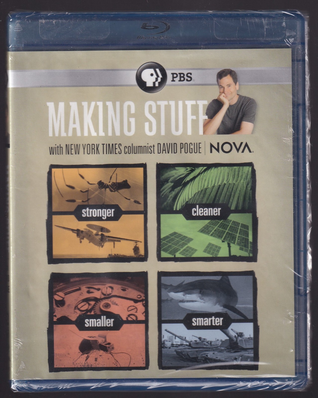 Making Stuff Hosted By David Pogue – Bluray – 2010 PBS NEW SEALED (B-108)