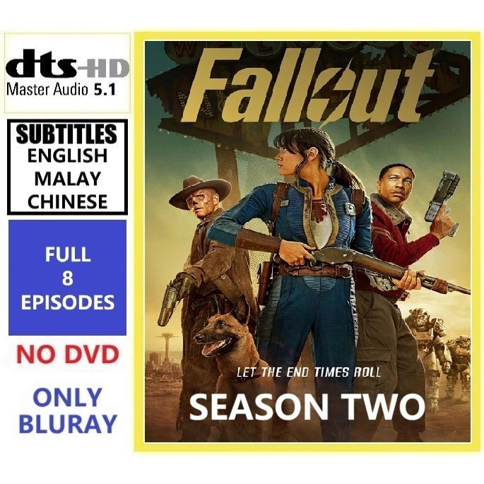 BLU RAY Fallout Season 2 (2026) Action/Sci-Fi
