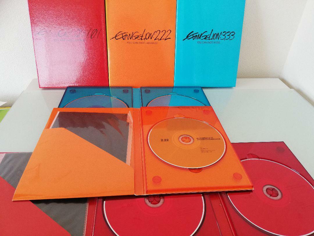 Evangelion New Theatrical Ver DVD Jo 1.01 Ha 2.22 Q 3.33 Set W/ Bonus Anime Film