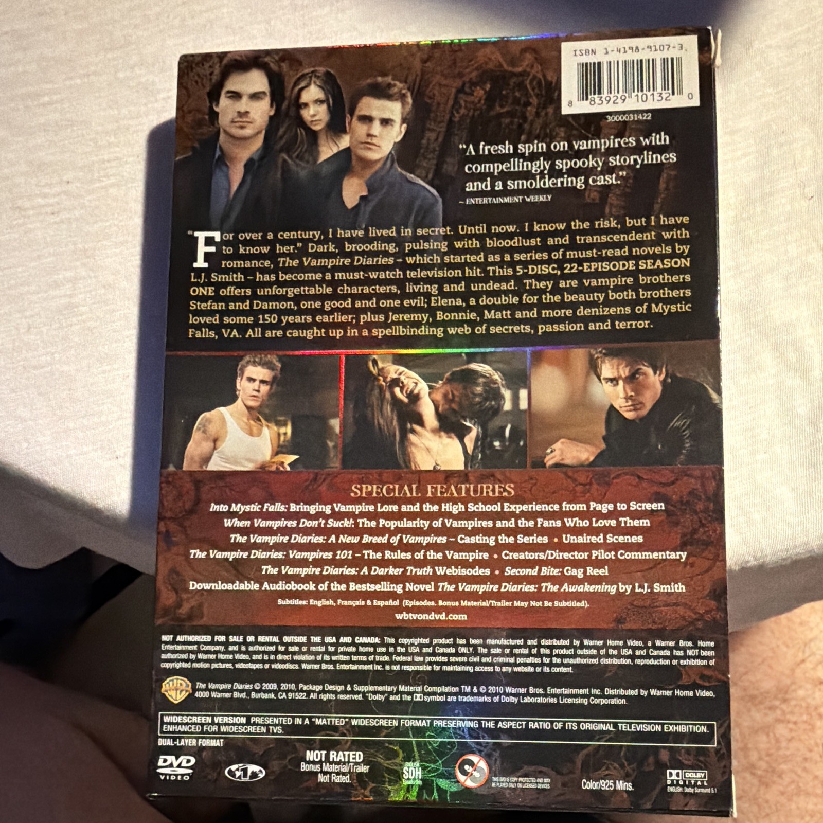 Warner Home Video The Vampire Diaries Season 1 DVD Box Set WS NR Subs 2010