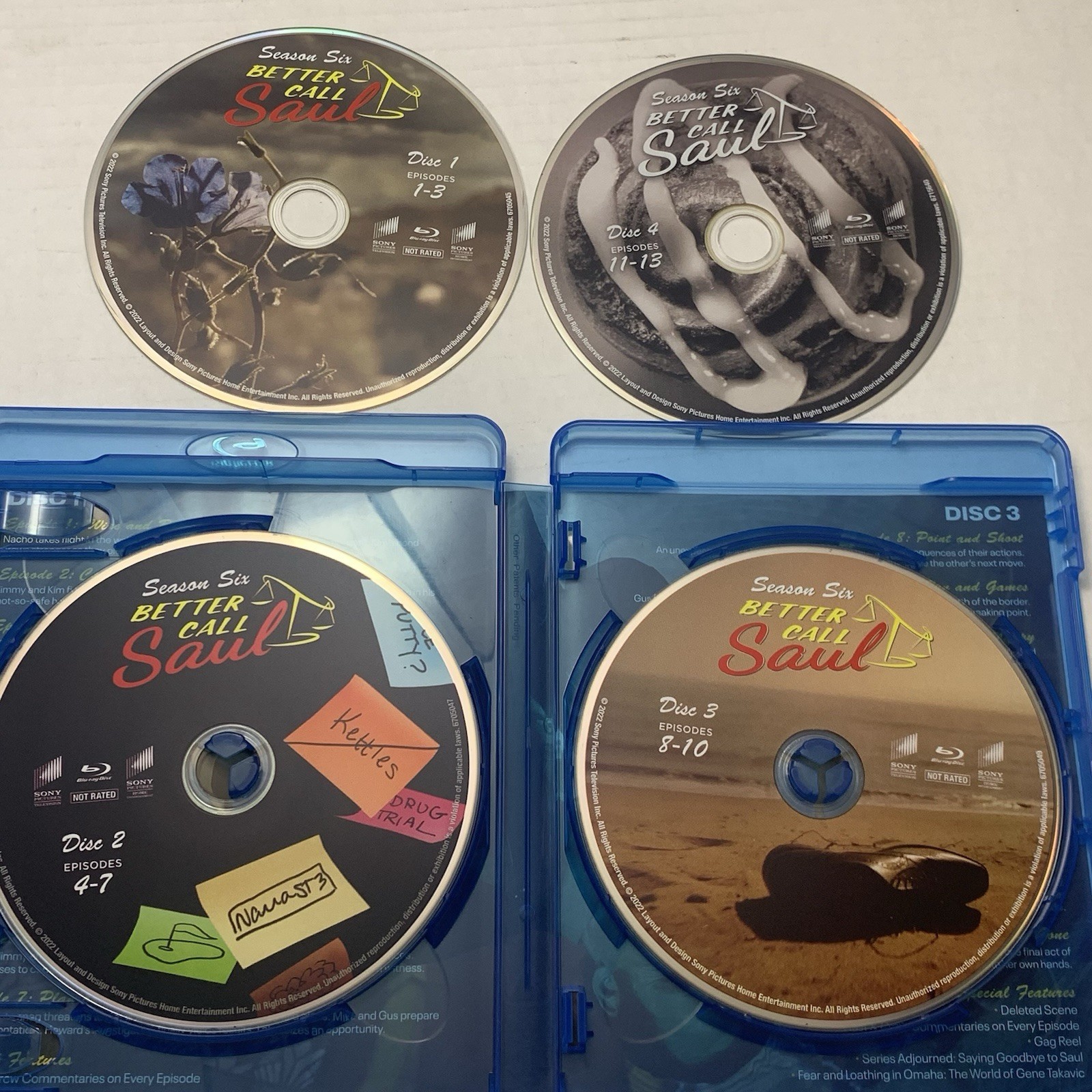 Better Call Saul: Season Six (Blu-ray, 2022) Complete 4 Disc Set