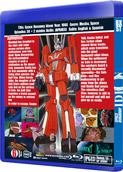 Space Runaway Ideon Collection | MZ Collection | TV Series + Movies