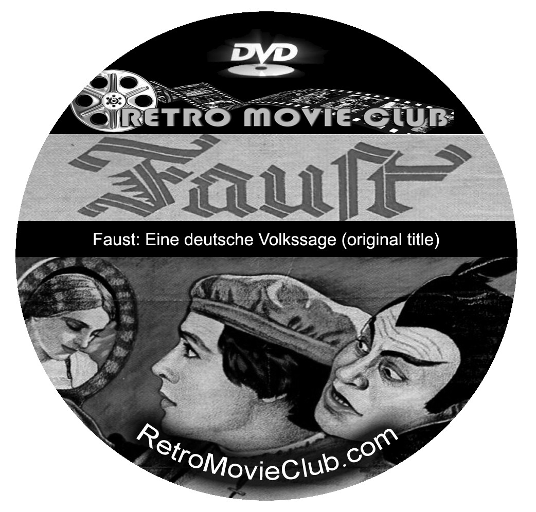 Faust (1926) Drama, Fantasy, Horror Silent Movie DVD