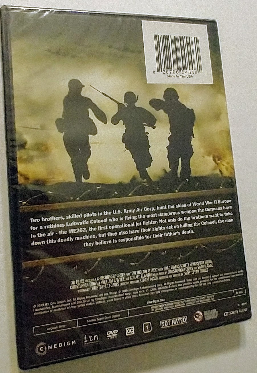 Greyhound Attack DVD Brand New