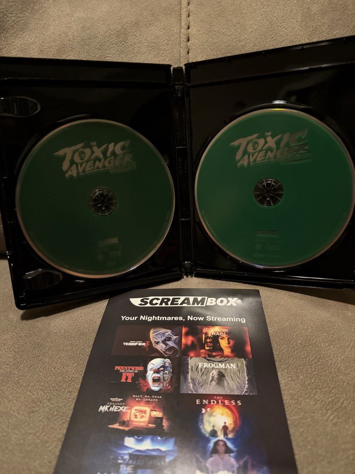 The Toxic Avenger 4K Bluray 2025 Peter Dinklage Lenticular Slipcover