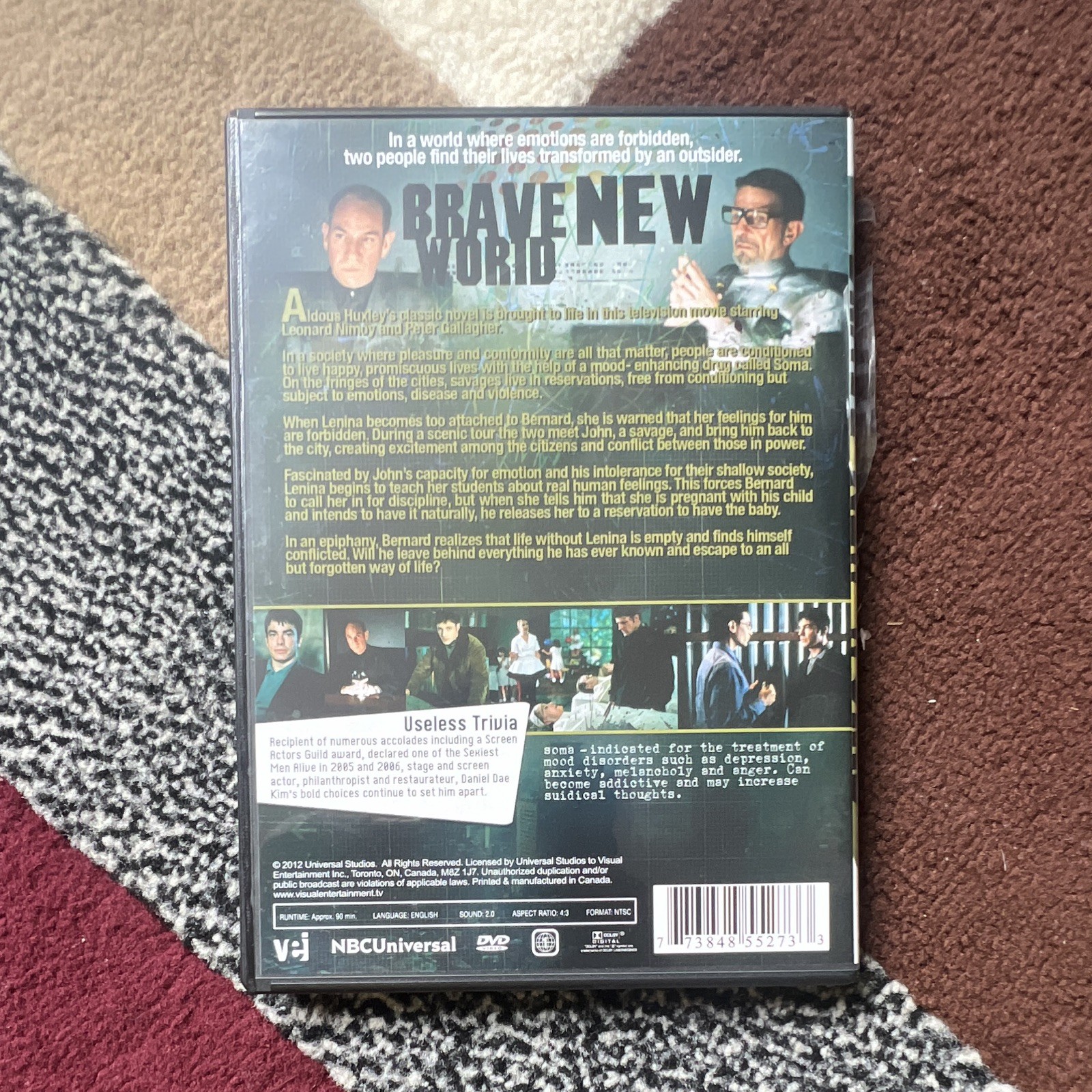 Brave New World (2012) DVD Leonard Nimoy Danielle Dae Kim 94 Min NTSC 4:3