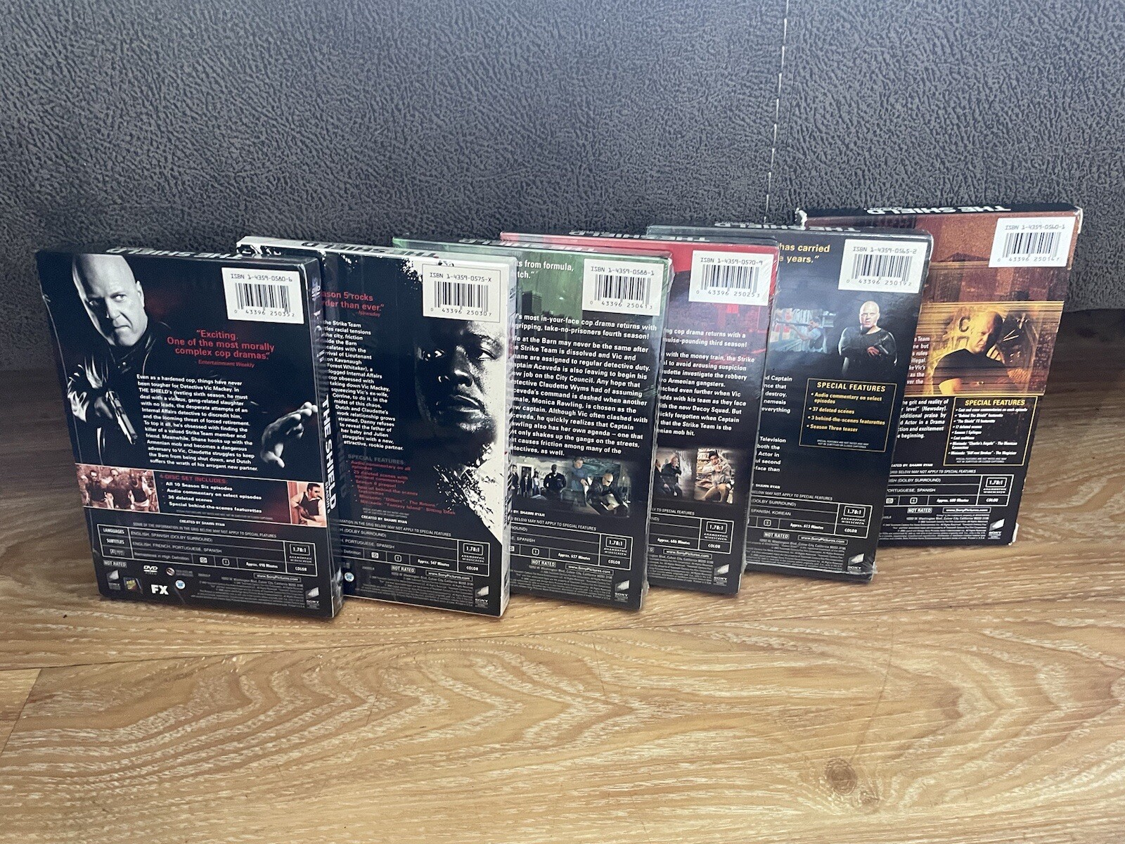 NEW The Shield The Complete 1-6 Seasons DVD Sets Free Ship (pls Read)