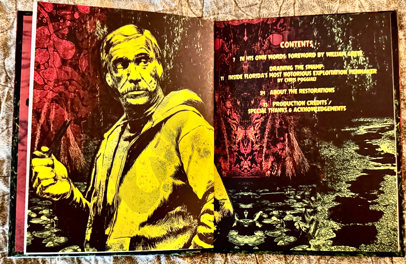 HE CAME FROM THE SWAMP ARROW BOXED SET LIKE NEW 4 BLURAYS 7 FILMS WILD HORROR