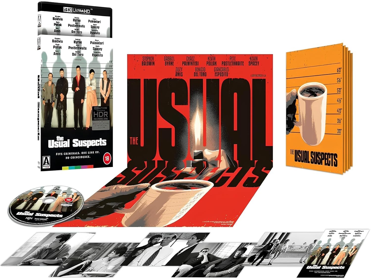The Usual Suspects [4K UHD Blu-ray] (1995) Arrow Video UK Limited Edition