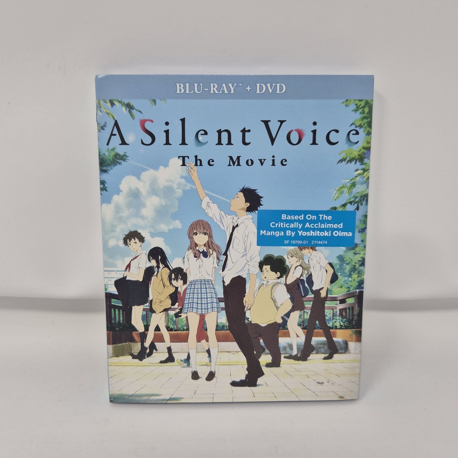 A Silent Voice: The Movie (Blu-ray, 2016) SEALED w/ Slipcover Sleeve 2-Disc Set