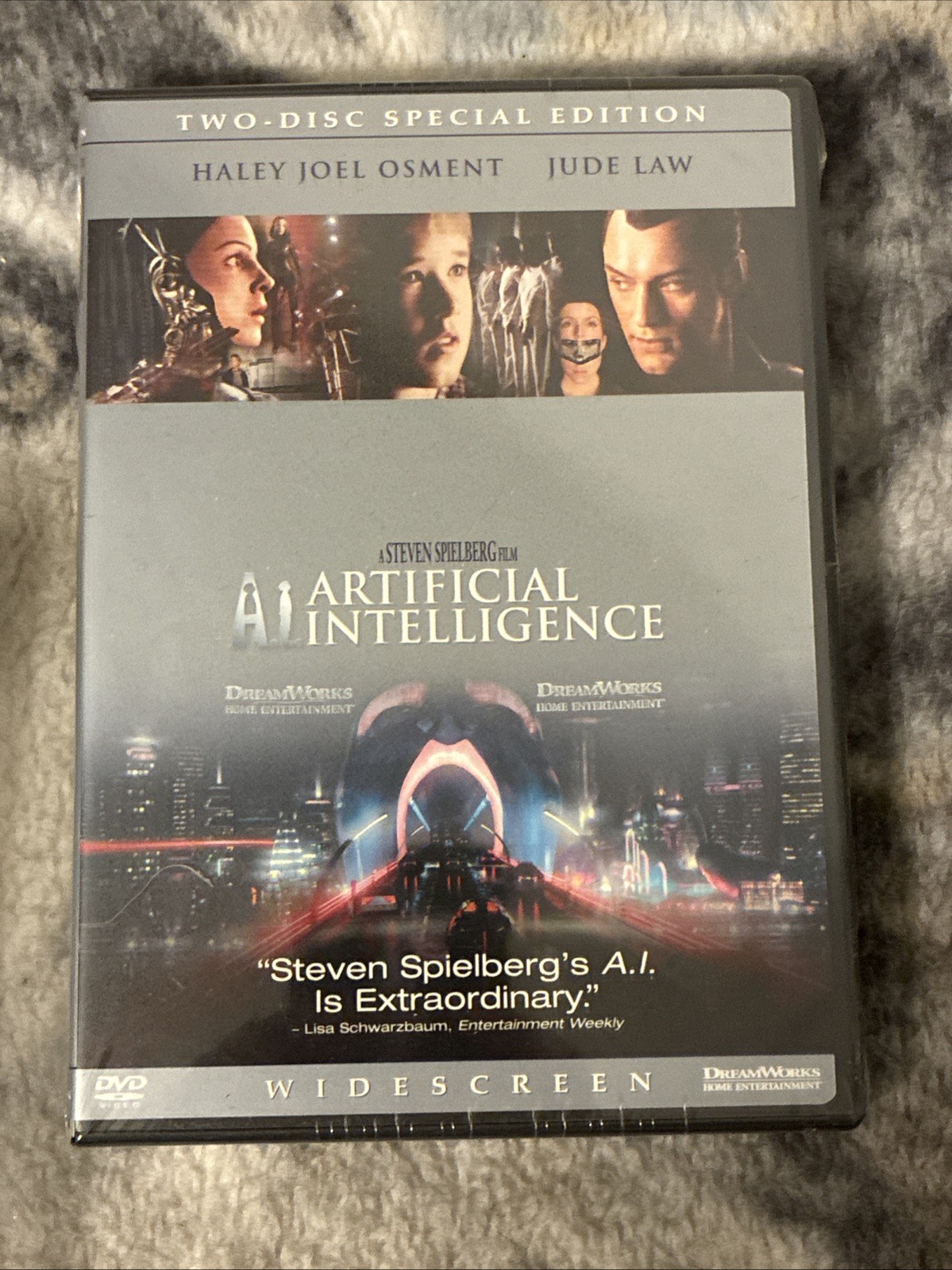 AI, Artificial Intelligence (DVD, 2-Disc Special Edition) Jude Law New Sealed