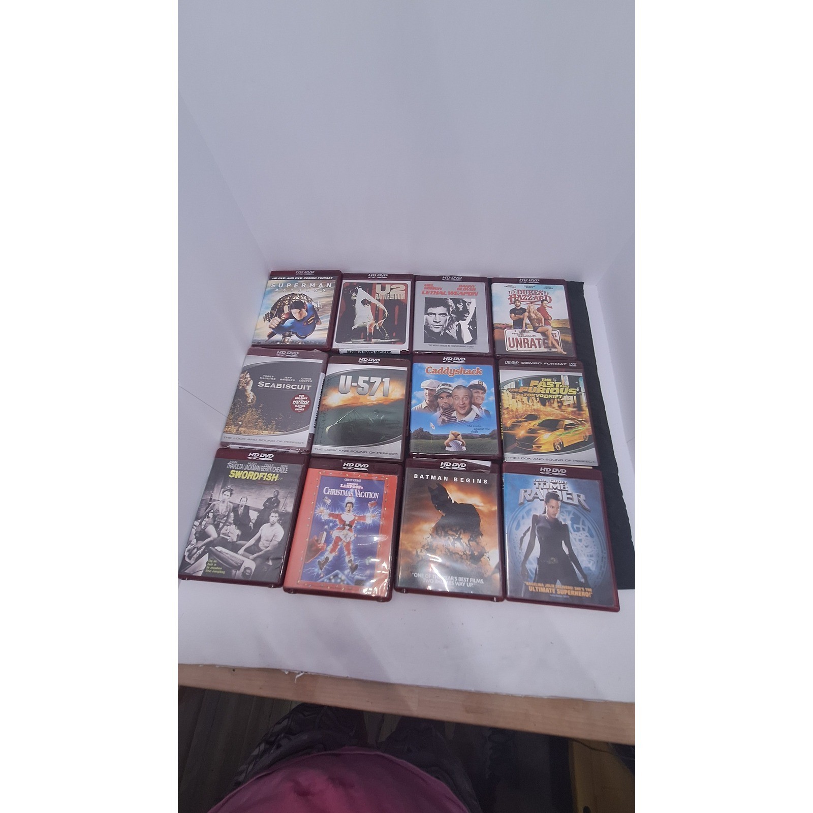 12 HD DVD Movie Lot Batman Begins Christmas Vacation Caddyshack Fast & Furious