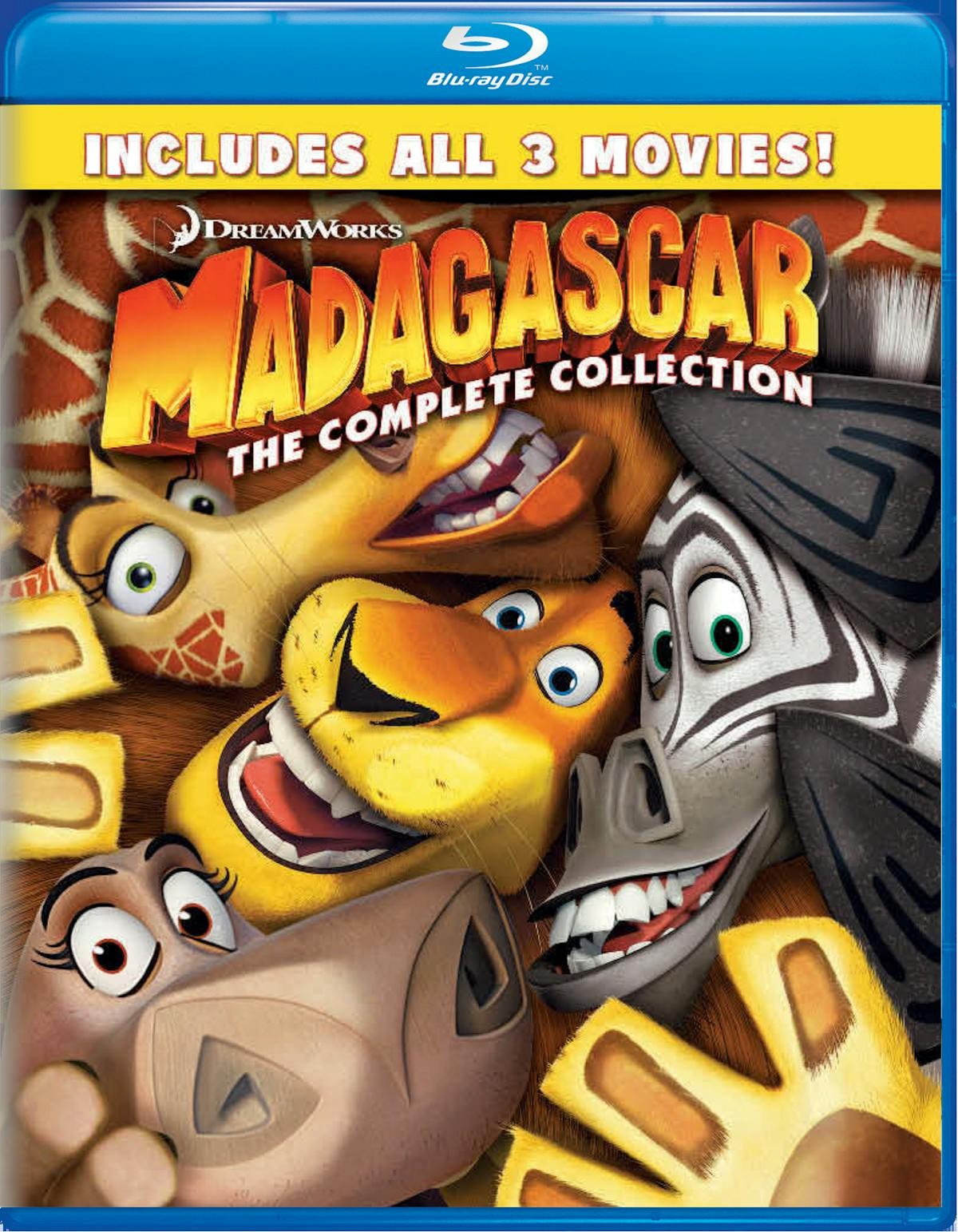 Madagascar The Complete Collection Blu-ray Ben Stiller NEW