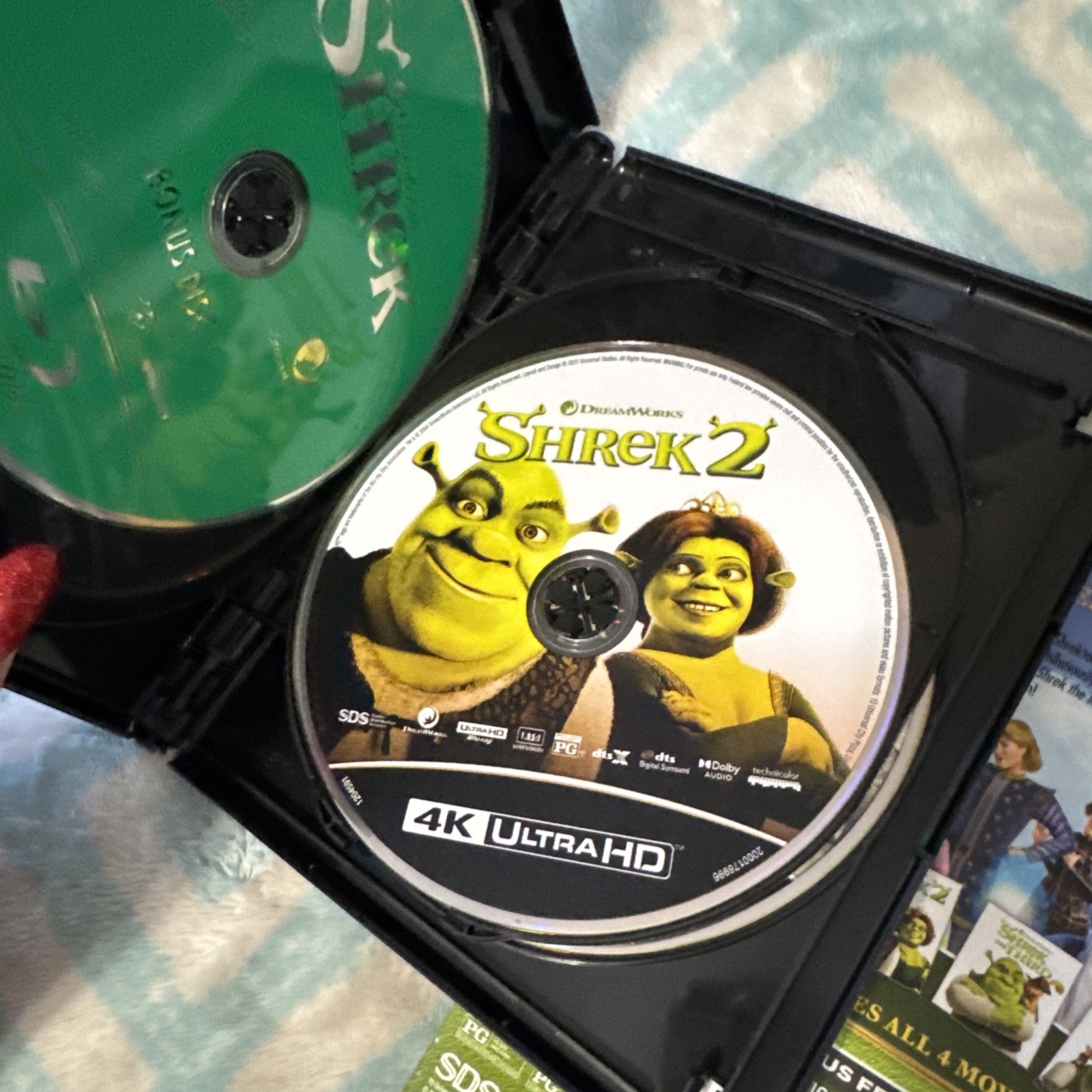 Shrek 4-Movie Collection 4K Ultra-HD 4k UHD NO Digital. W~ OOP SLIP !!
