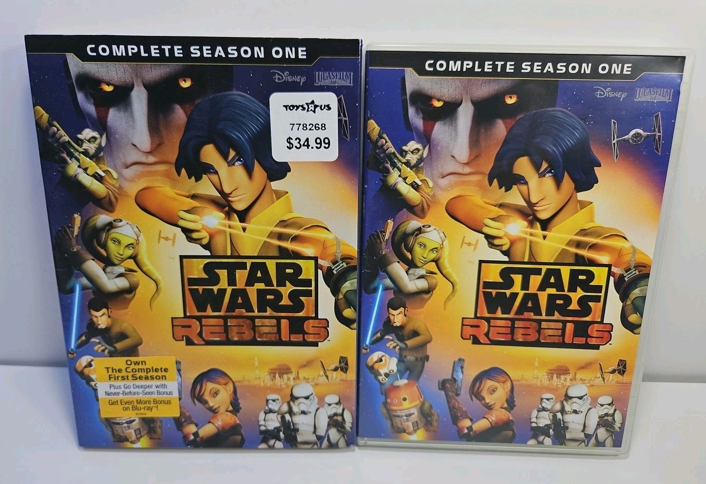 Star Wars Rebels: Complete Season One (DVD, 2014, 3-Disc, Slipcover) Dave Filoni