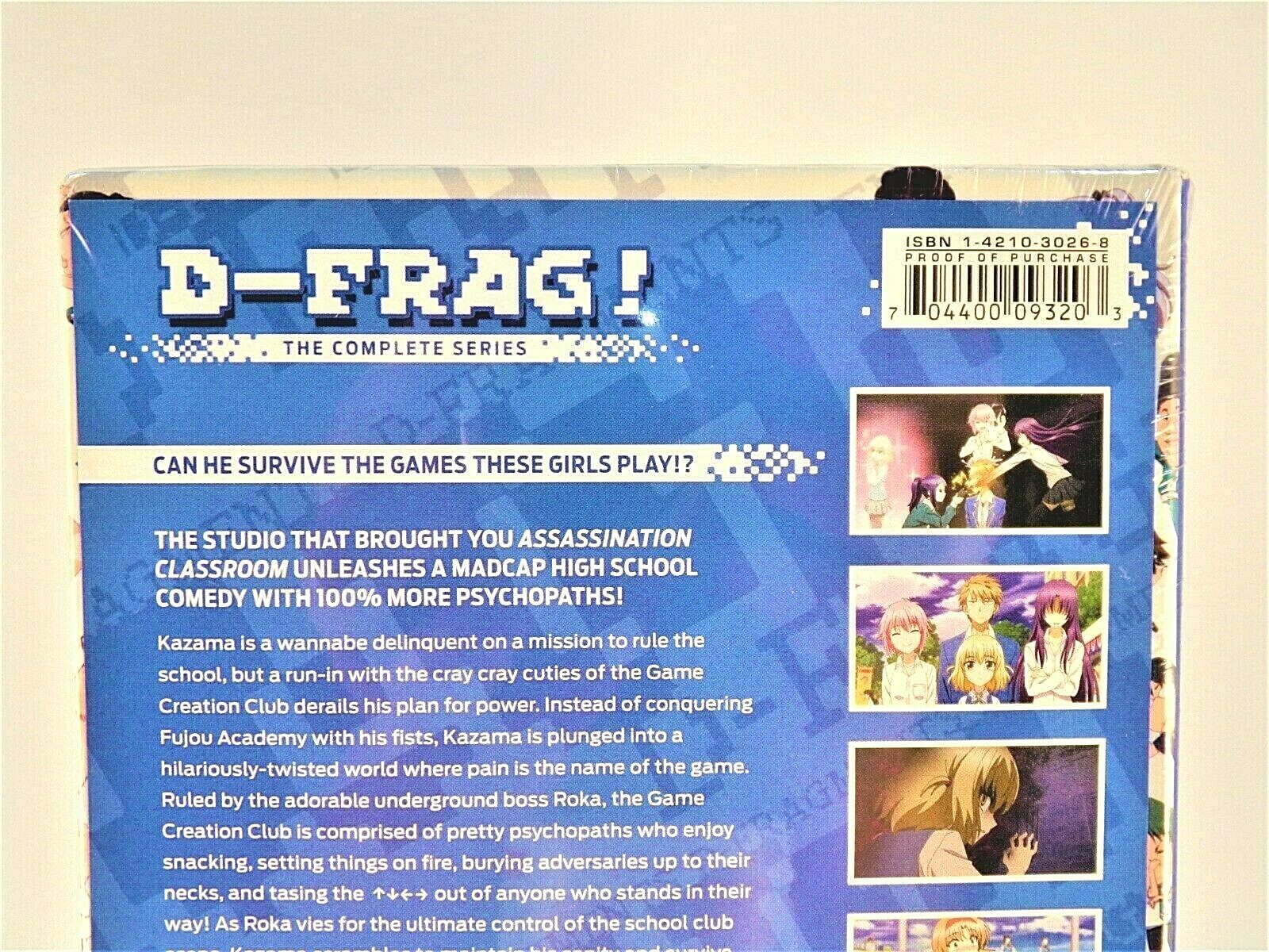D-Frag: The Complete Series (Blu-ray/DVD, 2015, 4-Disc Set, Limited Edition)