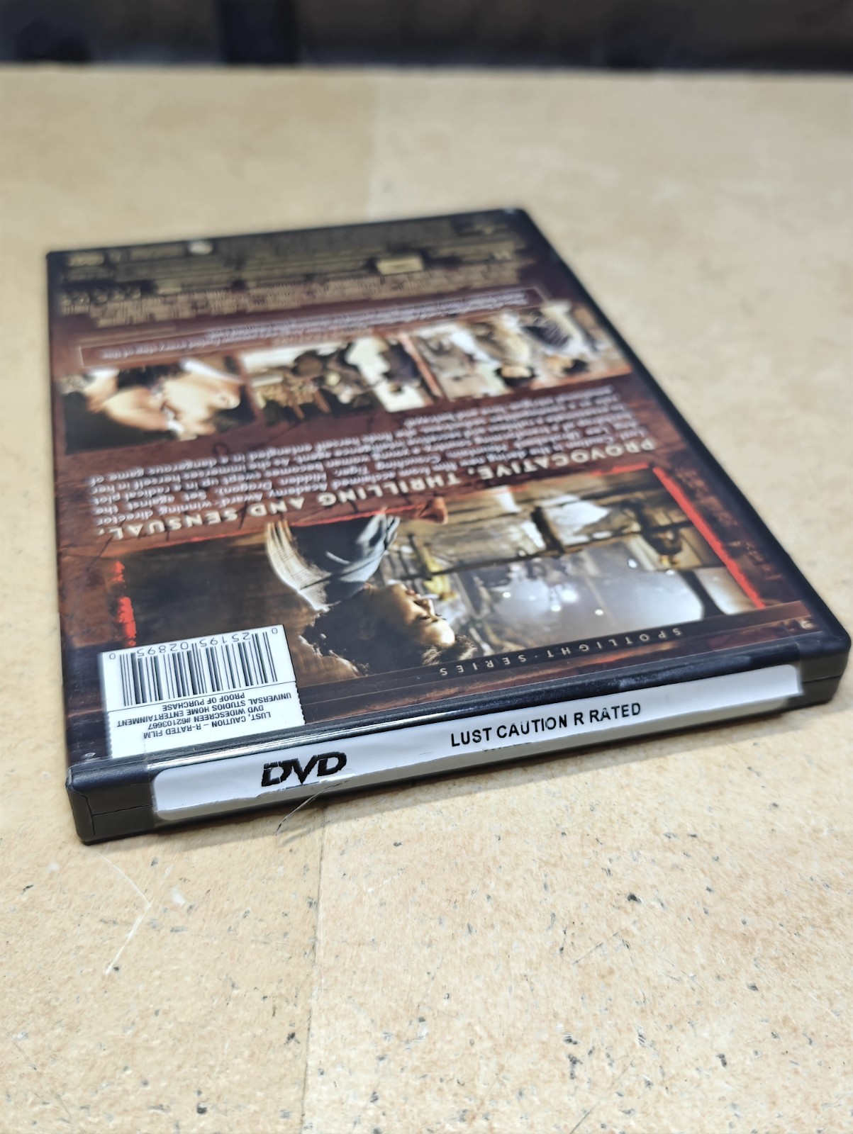 Lust Caution Original R-rated theatrical DVD tony leung tang wei ang lee 2007