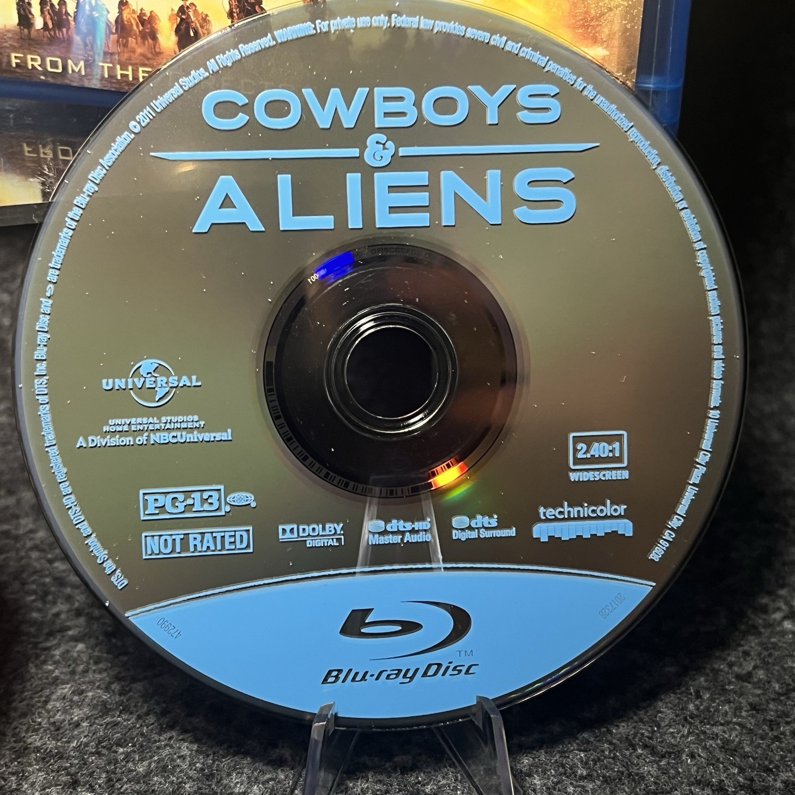 Cowboys & Aliens Extended Edition Blu-ray DVD Combo Pack Slipcover 2-Disc