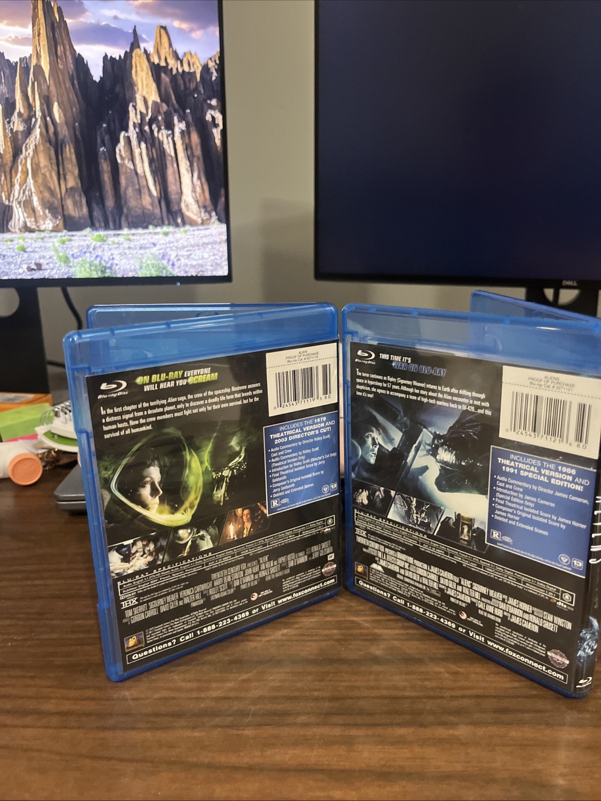Alien/Aliens [Blu-ray] Sigourney Weaver Rare HTF Horror