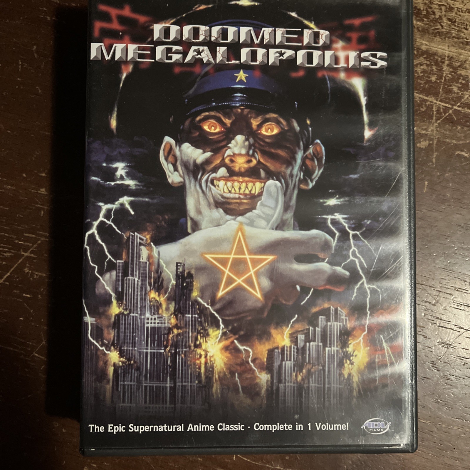 Doomed Megalopolis 2-DVD Complete Anime Series Eps 1-4 Supernatural ADV Films