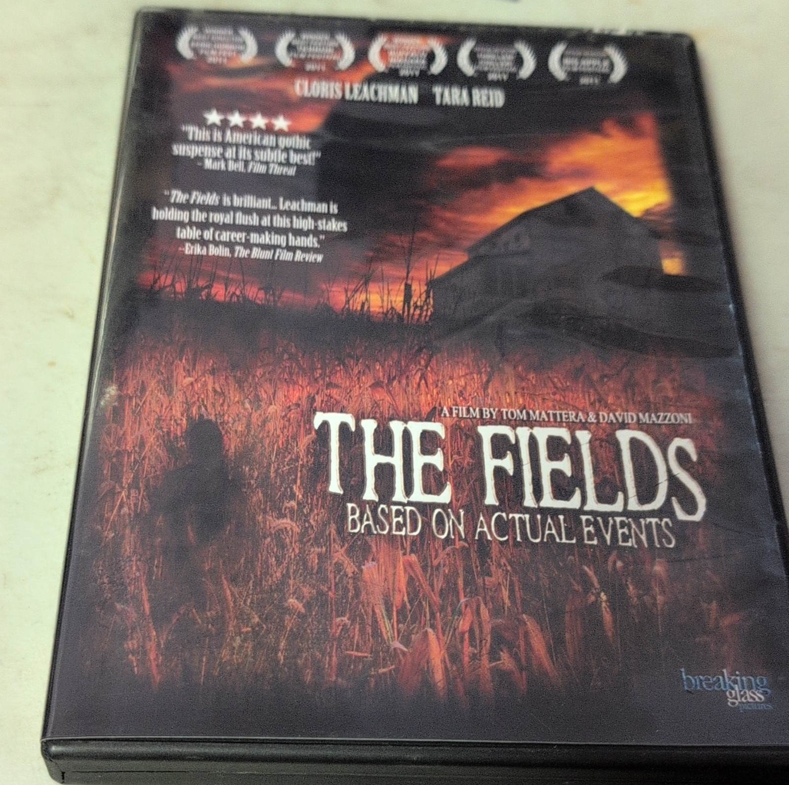 Breaking Glass Pictures The Fields DVD Widescreen Thriller Featurettes