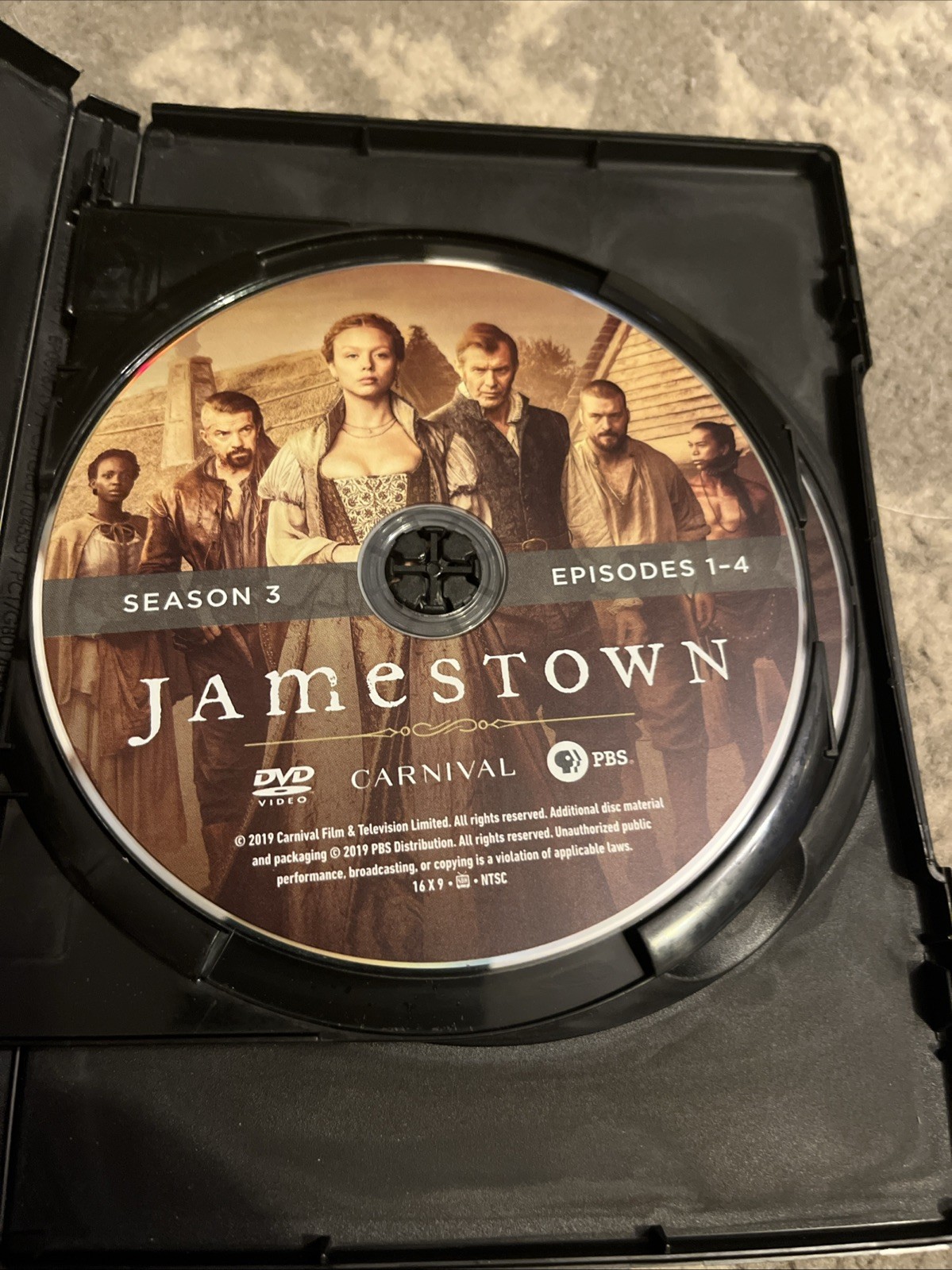 Jamestown Complete Series Seasons 1-3 DVD PBS Colonial America Period Drama
