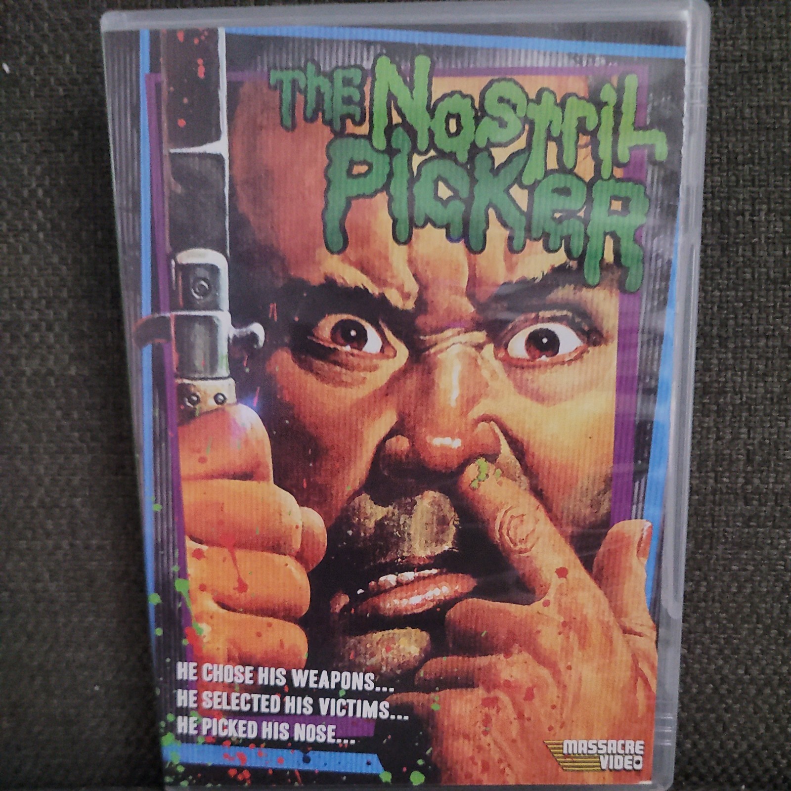 The Nostril Picker (DVD, 1993) Massacre Video OOP Rare Slasher