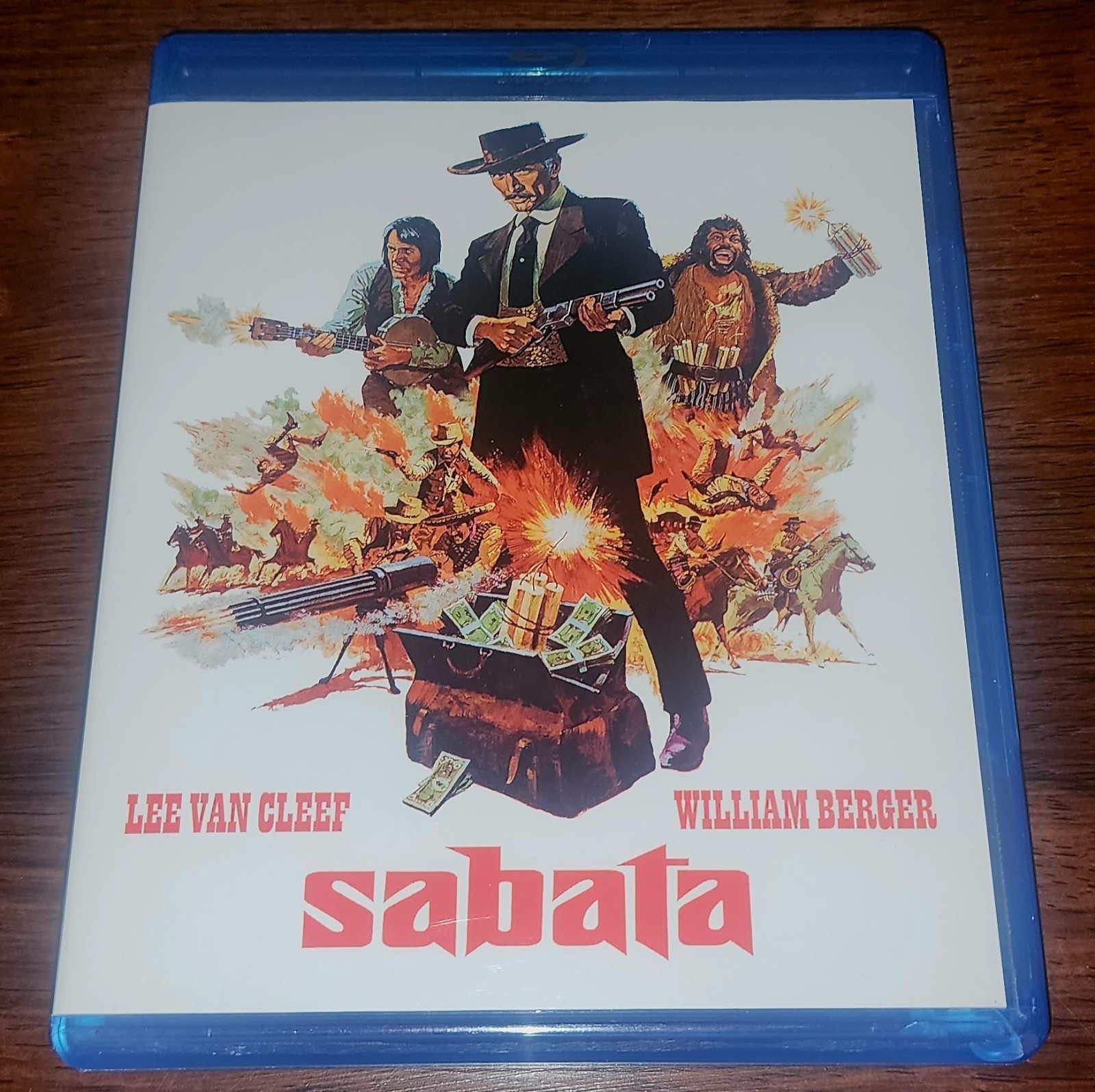 Sabata (1969) Blu Ray OOP Kino Lee Van Cleef William Berger Spaghetti Western