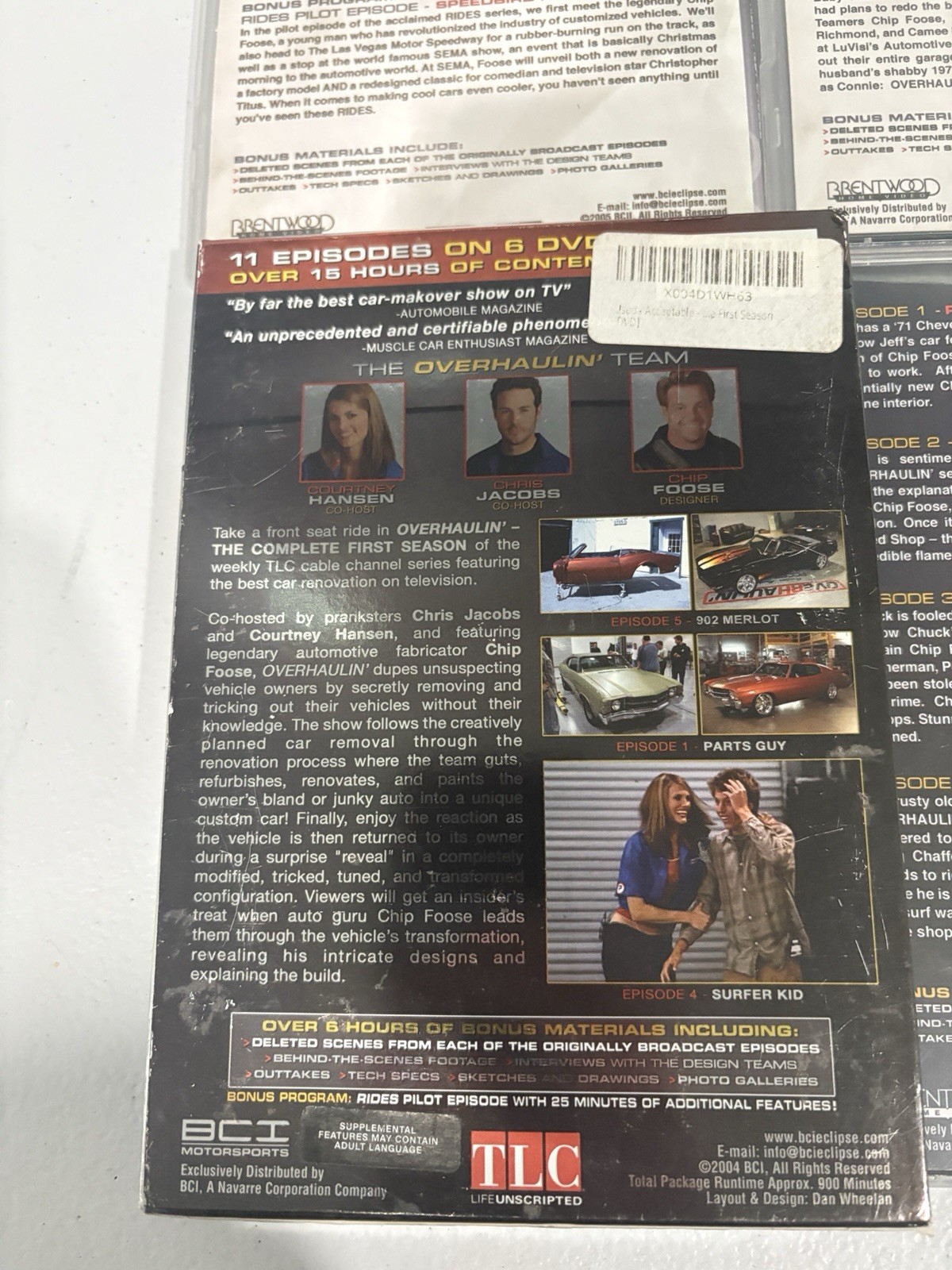 Overhaulin’ The Complete First Season DVD Box Set – 6 Disc Set Chip Foose TLC