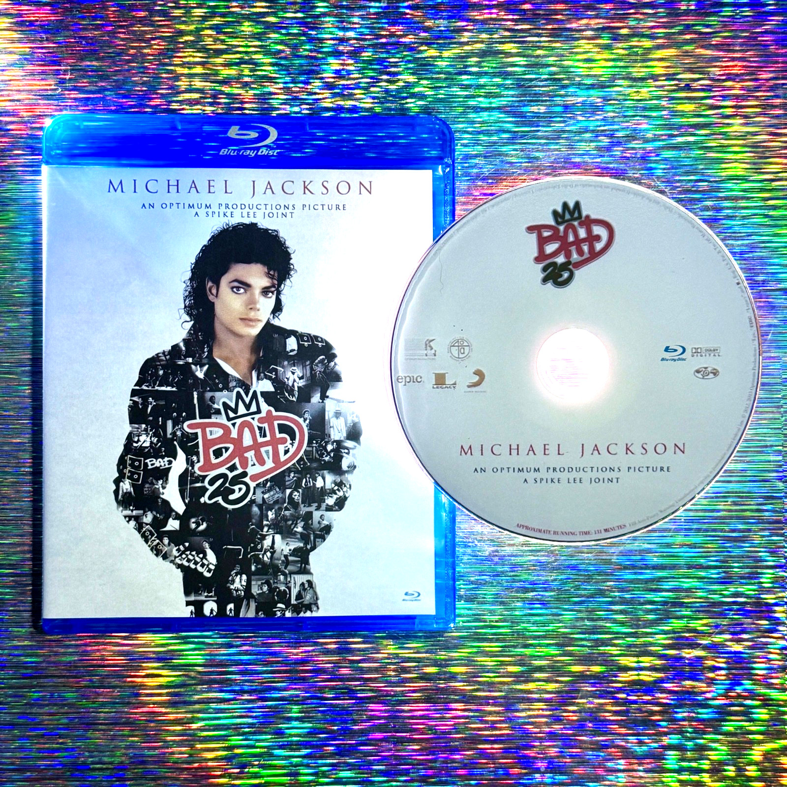 Michael Jackson BAD 25 BLU-RAY 2012 Documentary ORIGINAL FULL LENGTH OVER 2 HRS