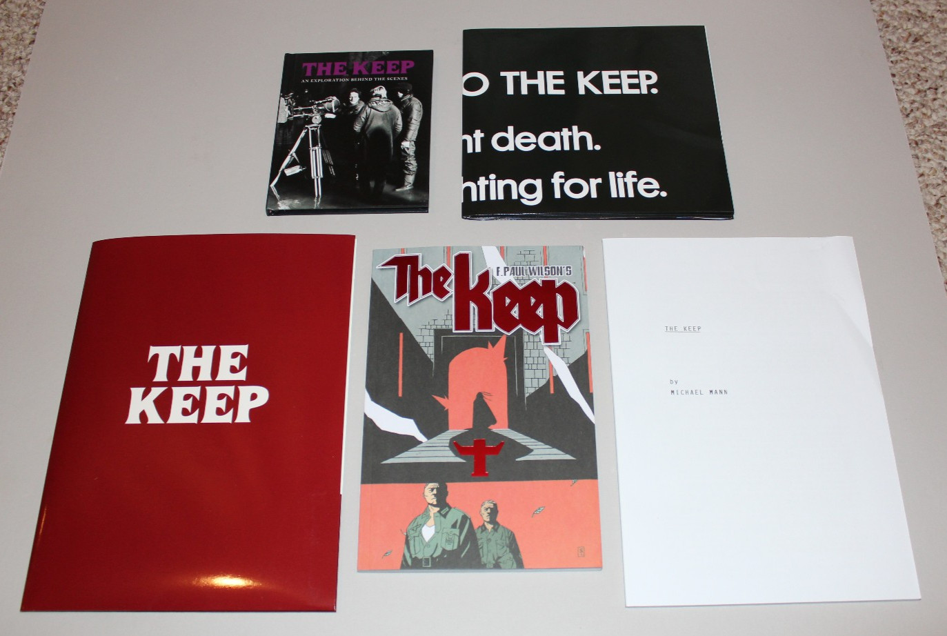 THE KEEP 4K Imprint Limited Edition Cross Replica Boxset RARE Contents! Script!
