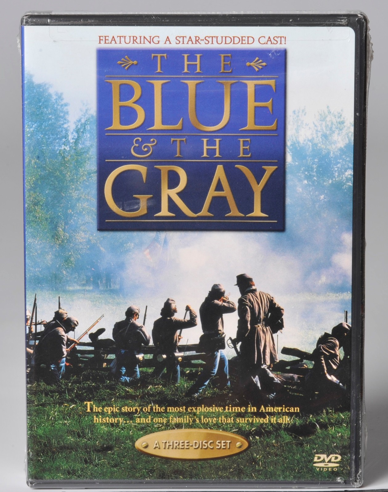 The Blue & The Gray DVD 3 Disc Set 1982 TV Mini Series NEW Factory Sealed 2001