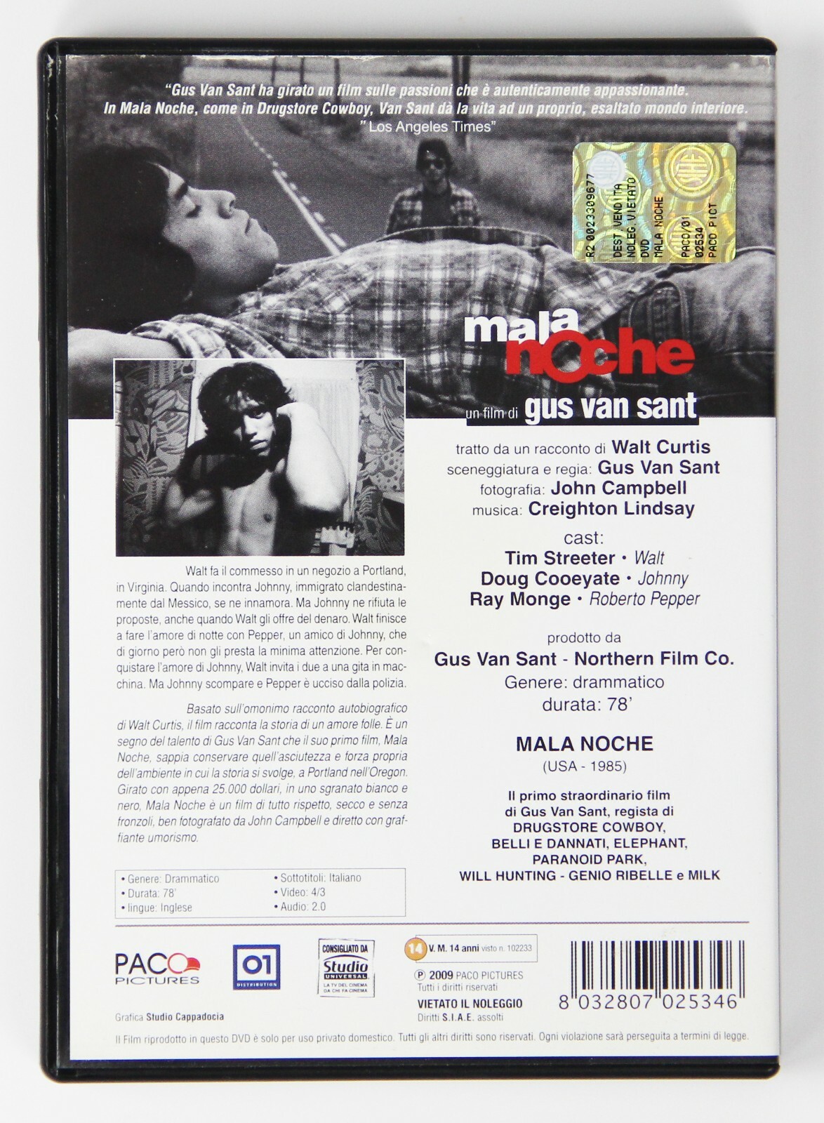 Mala Noche Gus Van Sant Film DVD 2003