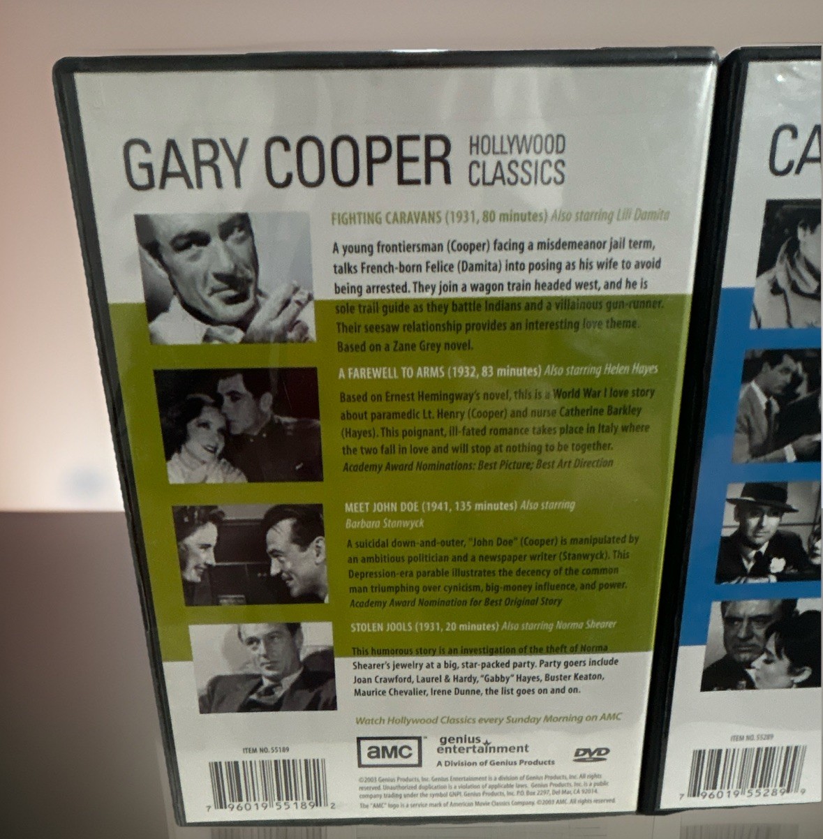 AMC Hollywood Classics 3 DVD Lot Cary Grant Gary Cooper James Cagney Films