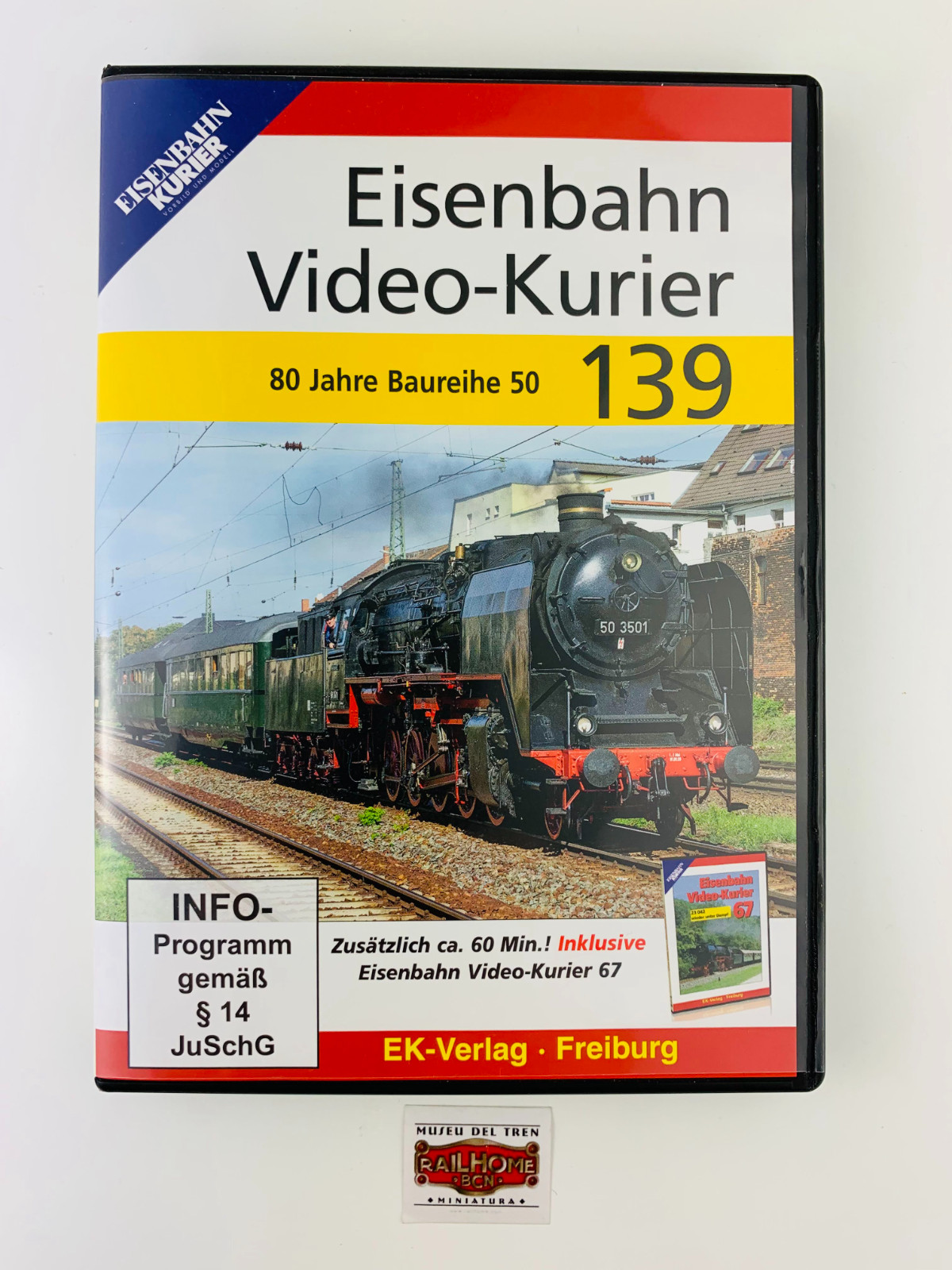EISENBAHN KURIER DVD 8539/139 – 80 Jahre BR 50 – 120 min. NEW!