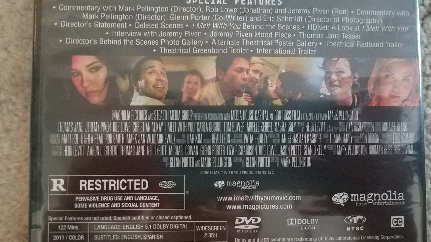 I Melt With You***new dvd***thomas Jane Jeremy liven rob Lowe.