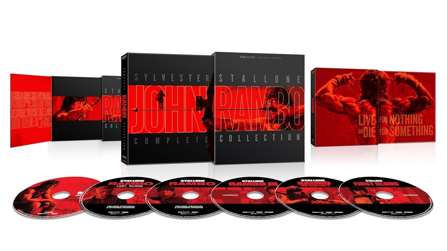 Rambo: The Complete Collection (DigiPack)(4K Ultra HD)(Presale Aug 11)