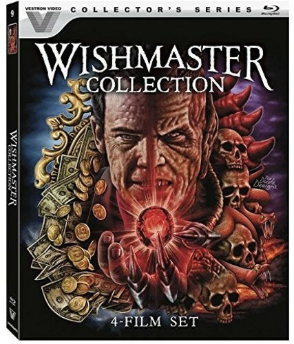 Wishmaster Collection: 4-Film Set (Blu-ray 2017, ) WITH SLIPCOVER, NEW FREE SHIP