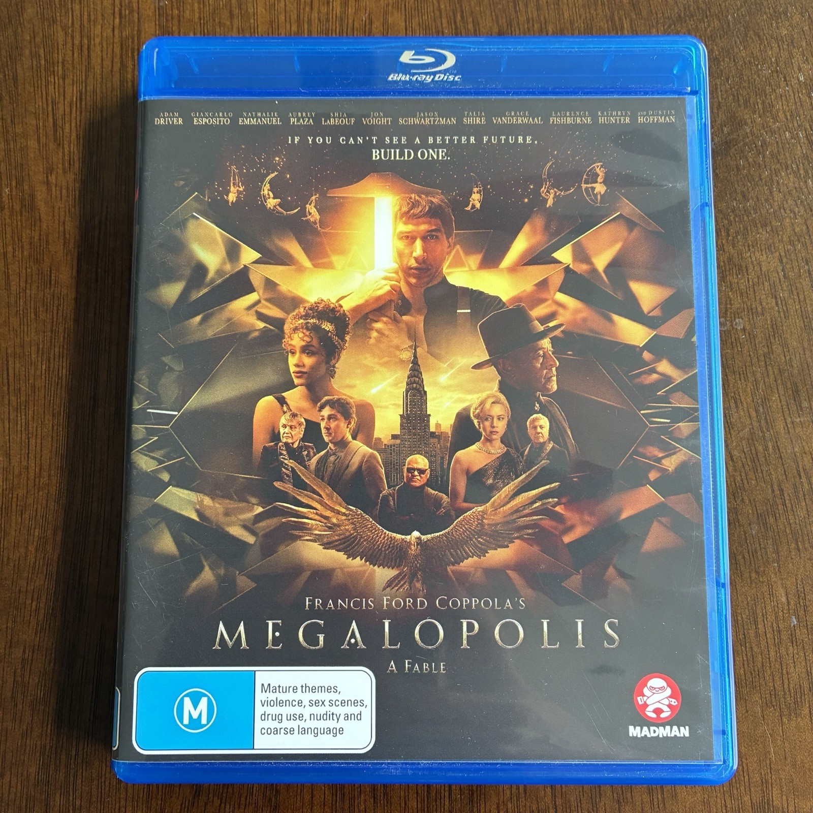 Megalopolis (2024, dir. Francis Ford Coppola) Blu-Ray AU Region B